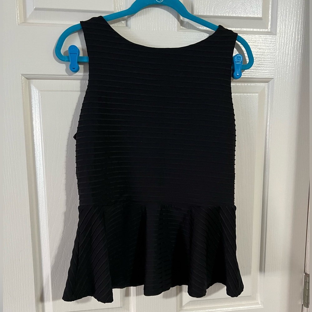 NWT Peplum Ribbed Tank